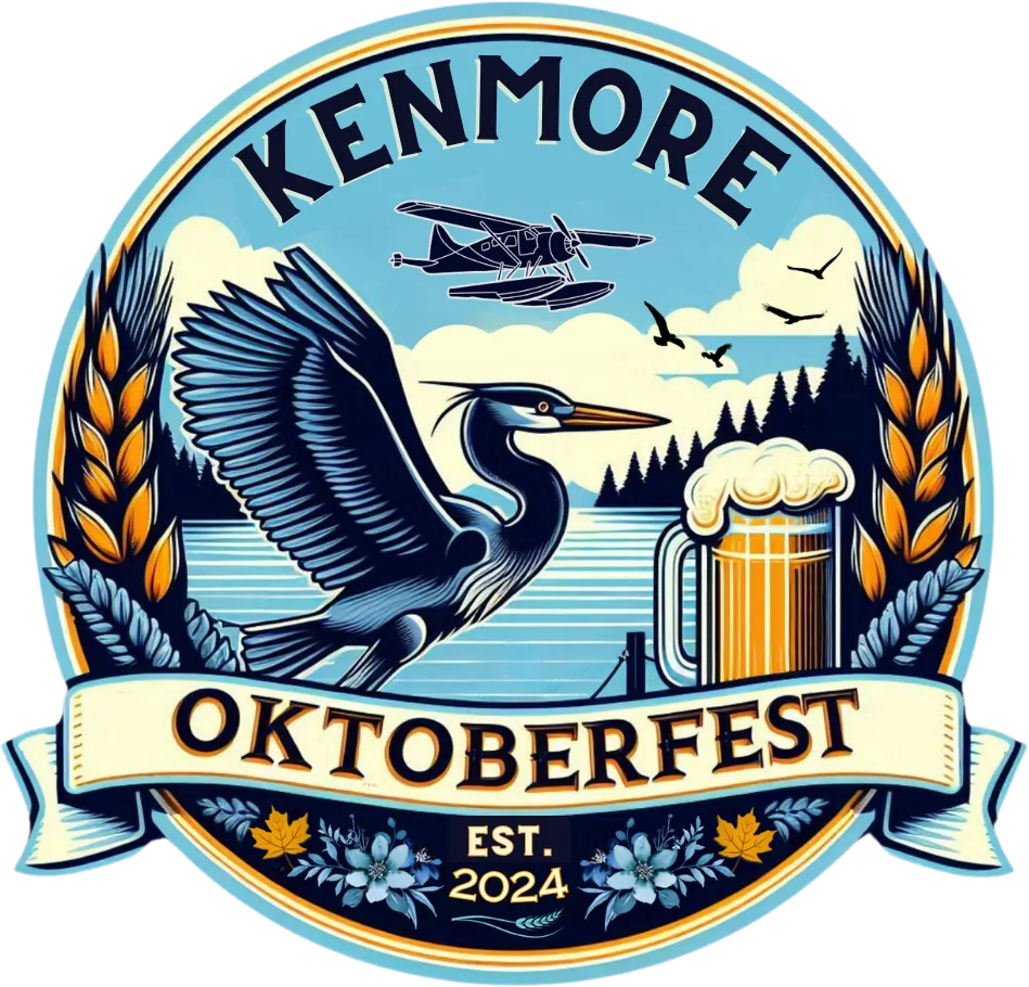 Kenmore Oktoberfest event logo.