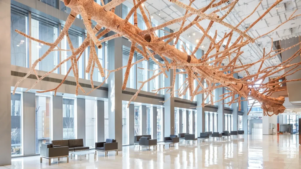 A bright contemporary gallery space inside Seattle Art Museum.