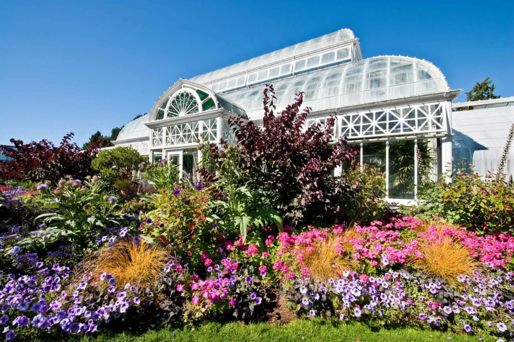 Volunteer Park Conservatory in Capitol Hill, Seattle, the first stop on a one day in Capitol Hill itinerary.