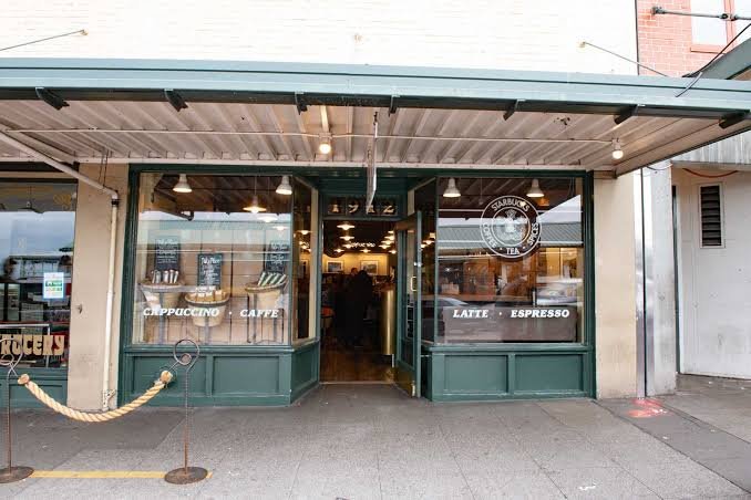 The first Starbucks frontage at Pike St., Seattle. Another must-see places in Seattle