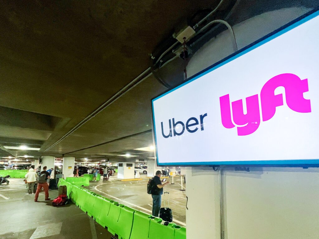 Seattle Airport to Downtown by Uber and Lyft.  Terminal is located at level 3 of parking.